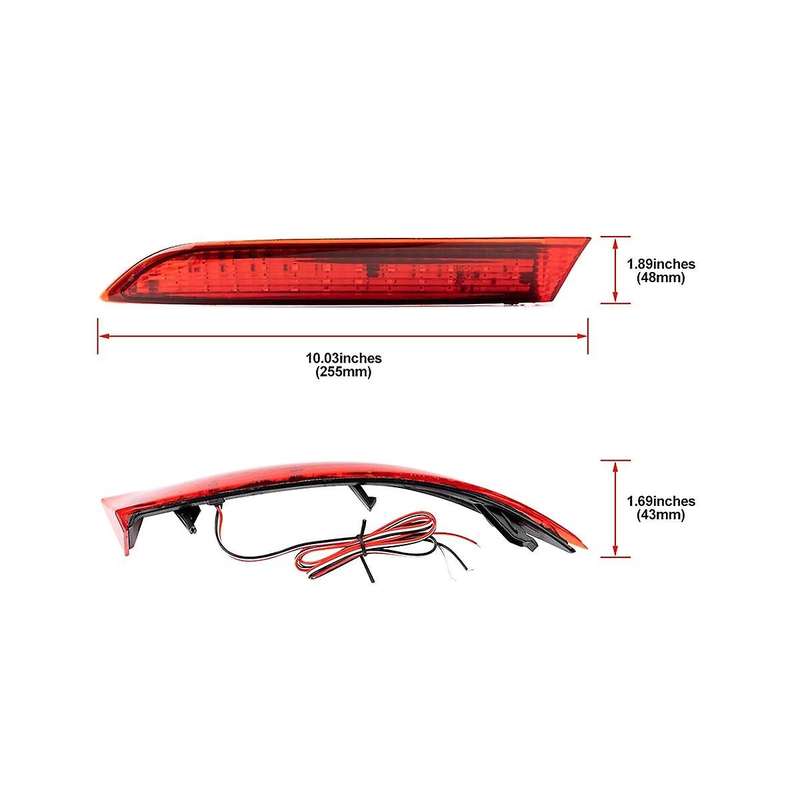 63147240997 LED Brake Light Bumper Light Rear Bumper Marker Light for X5 E70 2010-2013 63147240998 R