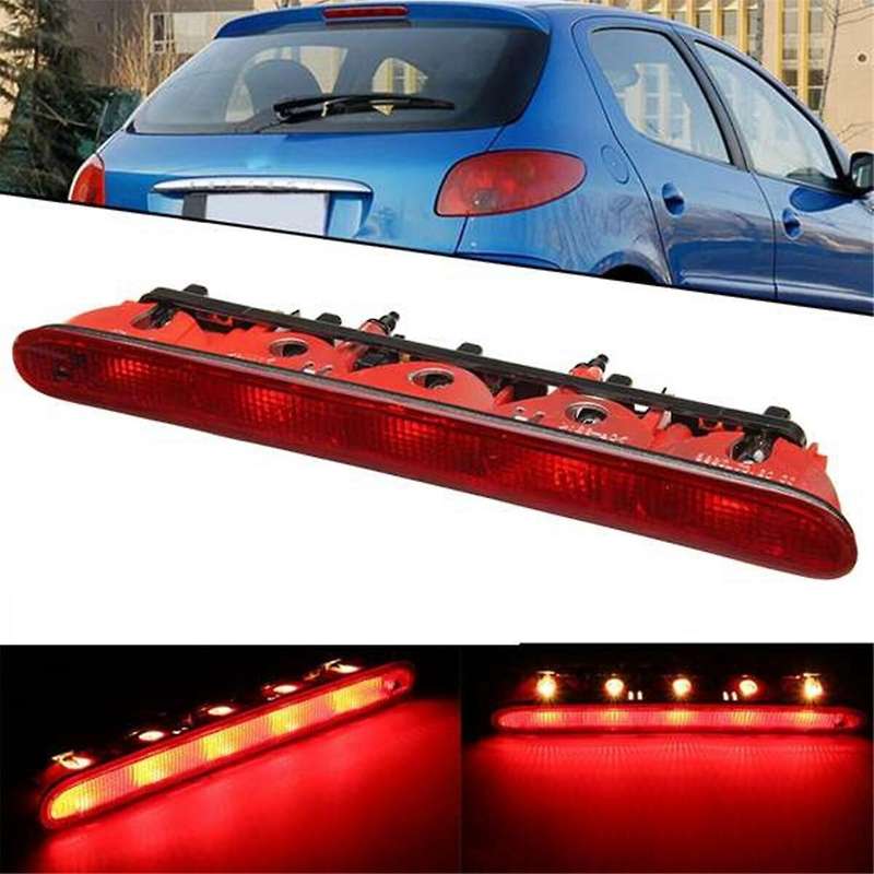 6350K5 Car Third Brake Light LED Stop Lamp Tail Light 6351EL for 206 207 C2 High Mount Brake Light