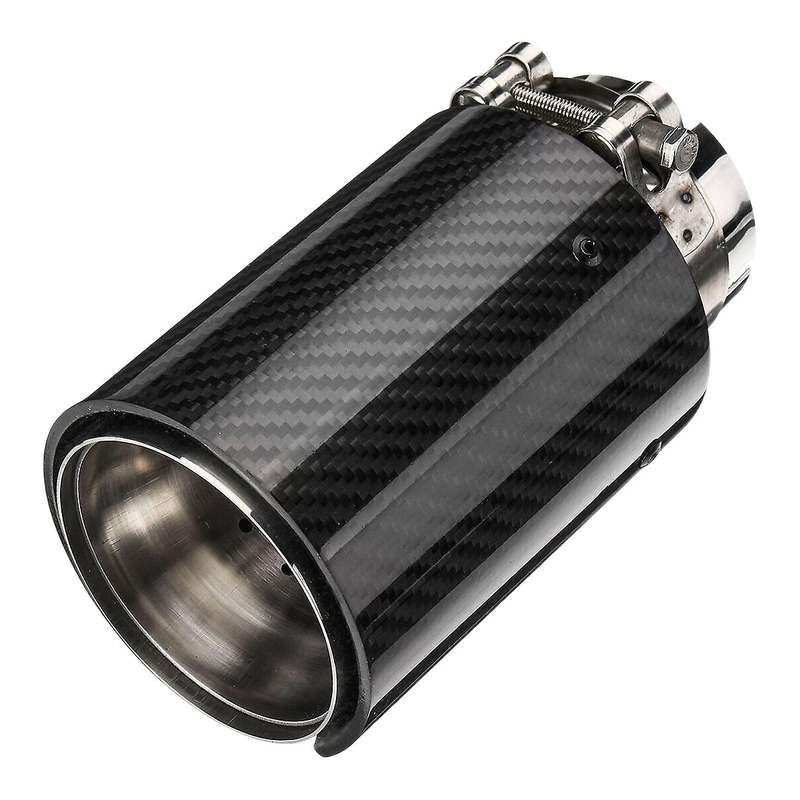 63mm-89mm Exhaust Cover Tailpipe Rear Gloss Carbon for M SERIES