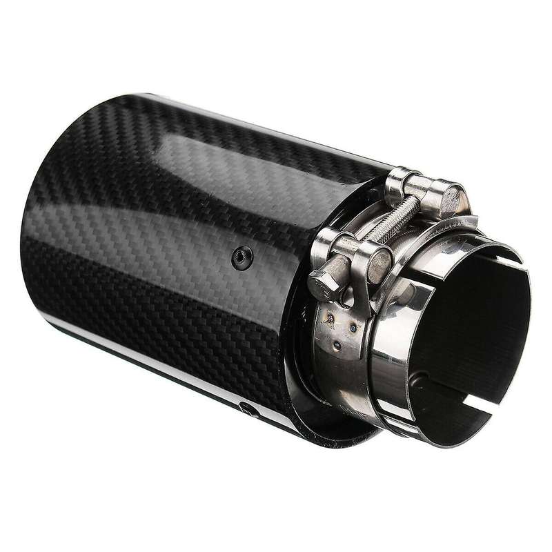 63mm-89mm Exhaust Cover Tailpipe Rear Gloss Carbon for M SERIES