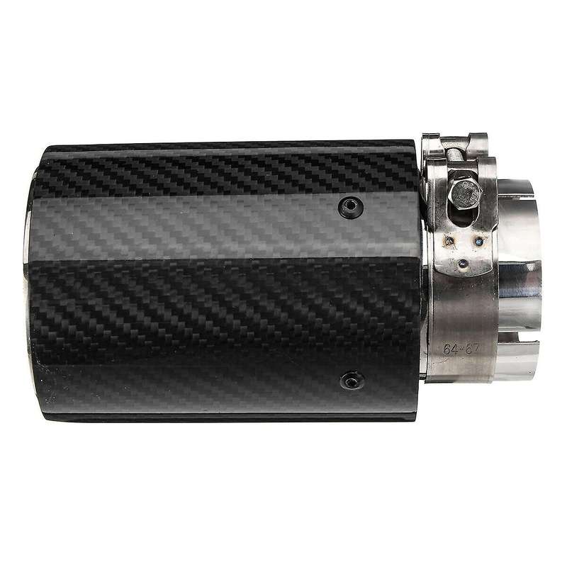 63mm-89mm Exhaust Cover Tailpipe Rear Gloss Carbon for M SERIES