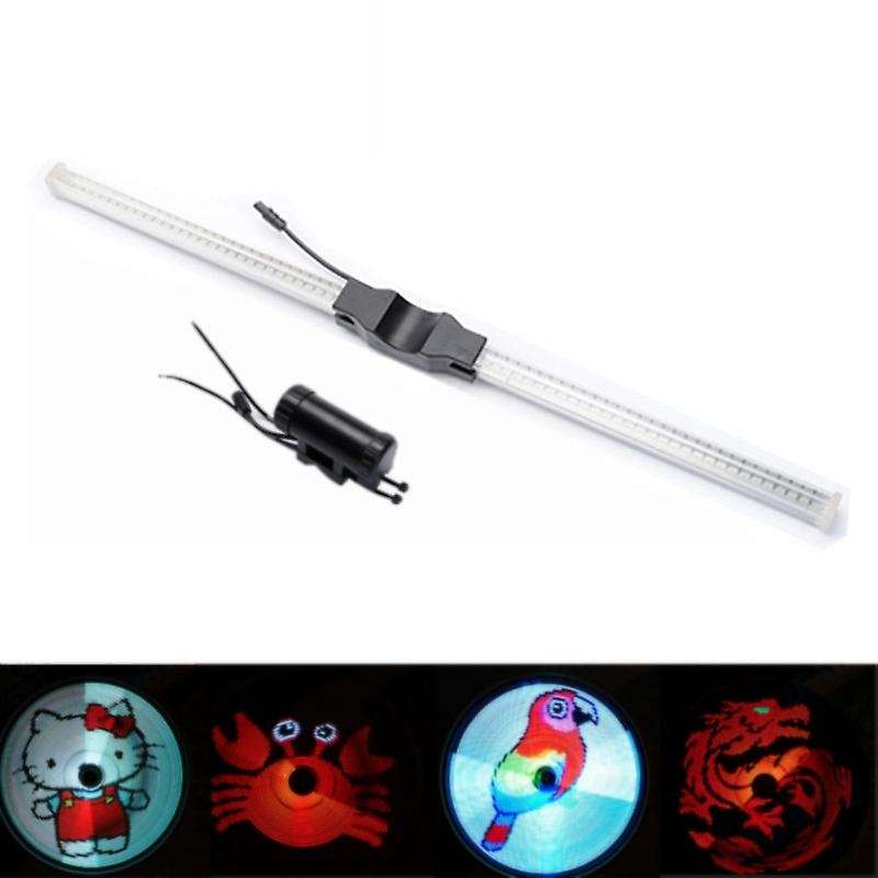 64 Led Rgb Bicycle Wheel Spoke Light Waterproof Programmable Diy Light Bike Lamp