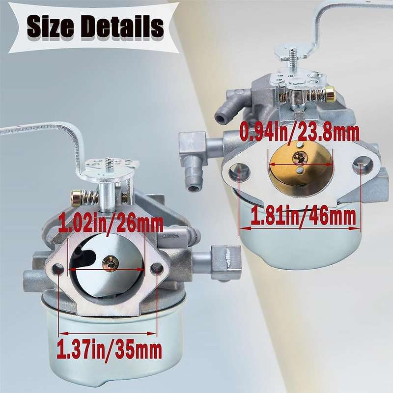 640152 Carburetor for 640152a 640023 640051 640140 640260b Hm80 Hm90 Hm100 8-10 Engine Snow Blower
