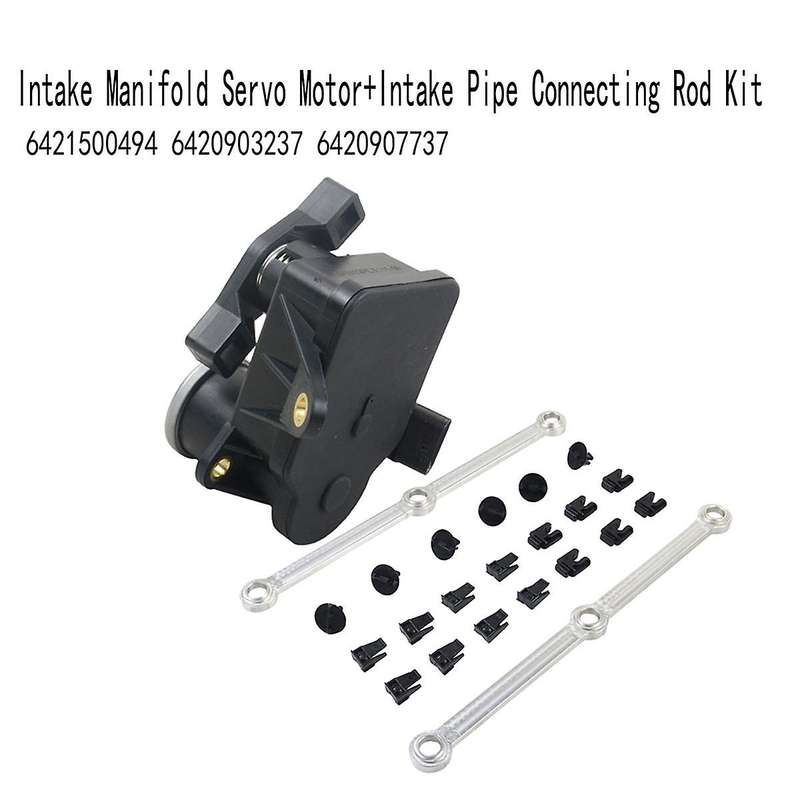 6421500494 6420903237 Intake Manifold Servo Motor+Intake Pipe Connecting Rod Kit for W203 W204 W221