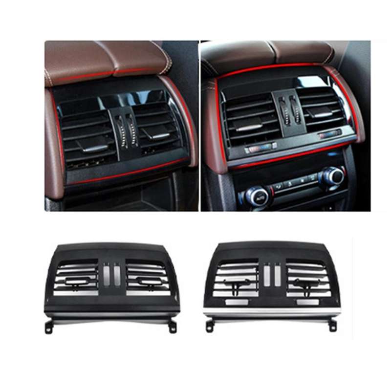 64229252012 Car Rear Seat Air Conditioning Vent Outlet Cover Trim Decorative Accessories for X5 F15