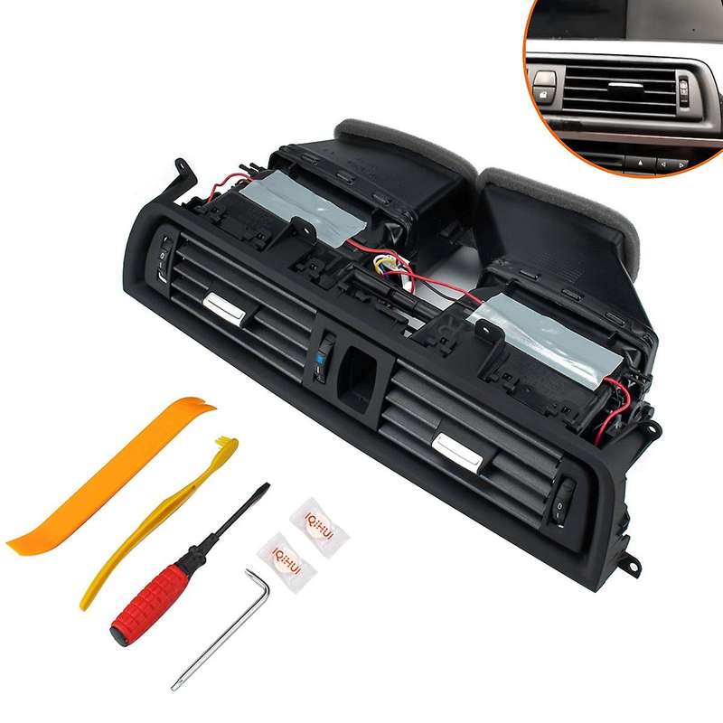 64229209136 Car Console Center Air Vent Grille Heat AC Dash Kit for 5 Series F10