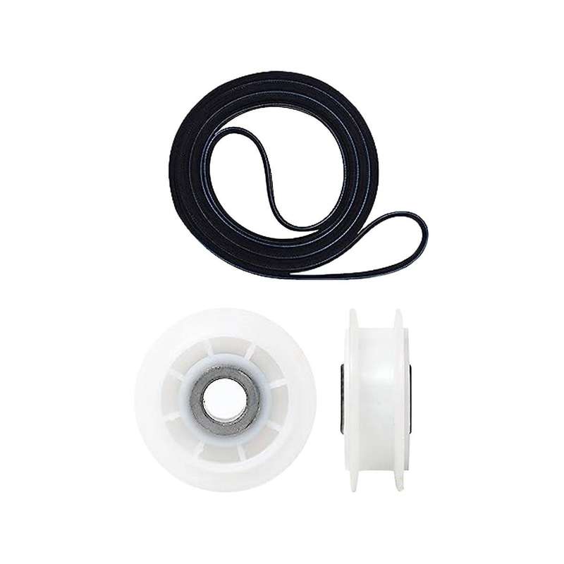 661570 & 279640 & W10837240 Dryer Belt and Pulley Kit , Dryer Wear Part Replacement, Fits Most Dryer