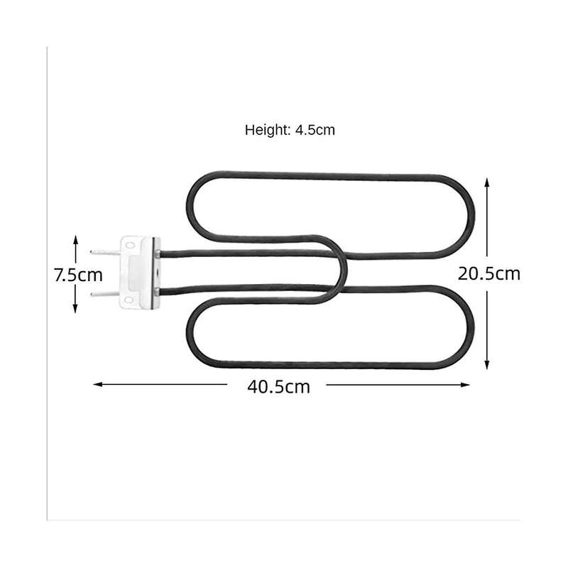 66631 / 65620 Electric Grill Heating Elements 2200w for Q140 / Q1400 Eu Plug