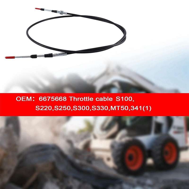 6675668 Throttle Cable for Bobcat S100,s220,s250,s300,s330,mt50,341 Throttle Accelerator Cable
