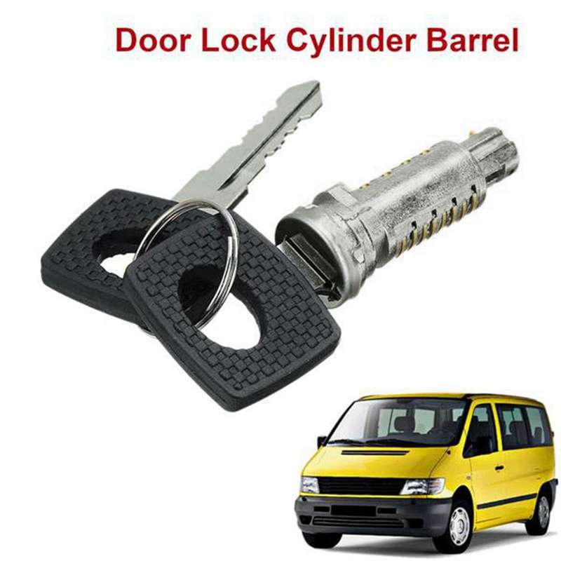 6707600205 Five Pcs Door Lock Barrels with 2 Same Keys for Sprinter Vito W638 Any Door Brand New