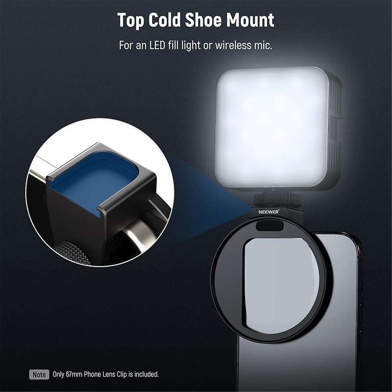 67mm Cell Phone Lens Clip Cell Phone Filter Mounting Bracket Additional Filter Expansion Frame Col