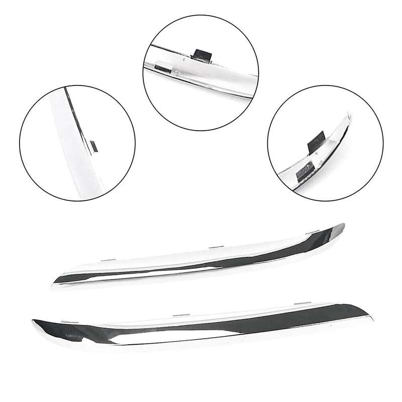 68127941ab, 68127940ab for 300 2011-2014 Front Bumper Molding Trim Set Left+right