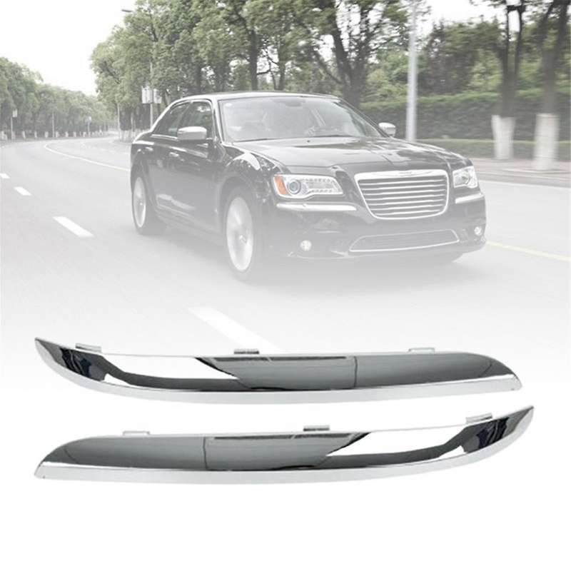 68127941ab, 68127940ab for 300 2011-2014 Front Bumper Molding Trim Set Left+right