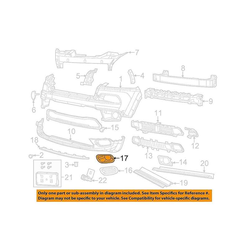 68203224ab Front Fog Lamp Frame Fog Lamp Cover Fog Lamp Decorative Cover Lampshade for Free Light