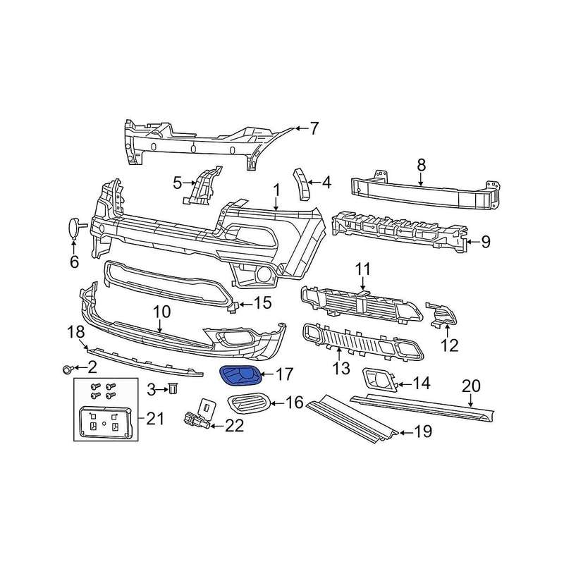 68203224ab Front Fog Lamp Frame Fog Lamp Cover Fog Lamp Decorative Cover Lampshade for Free Light