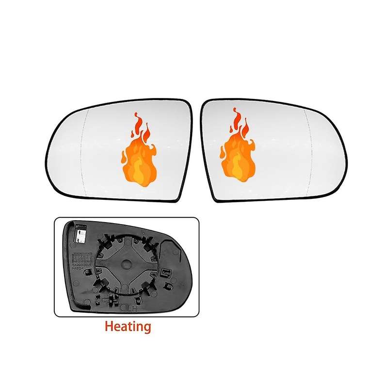 68228919aa 68228918aa Reversing Mirror Lens Electric Heating Mirror Lens Glass Auto for Grand 2014-