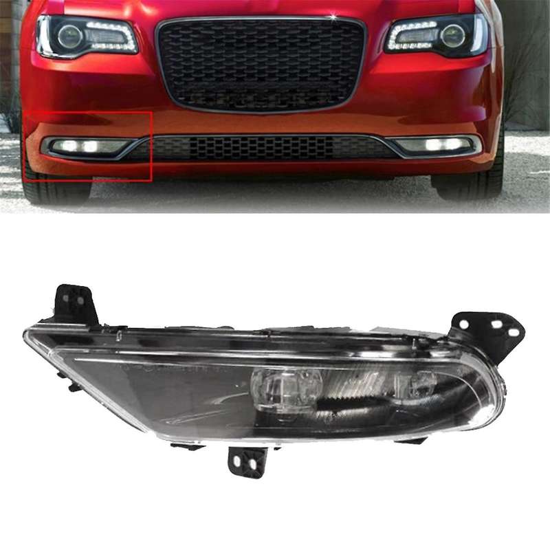 68294009AA Car Front Bumper LED DRL Daytime Running Light Turn Signal Fog Lamp for 300C 2015-2020 Le