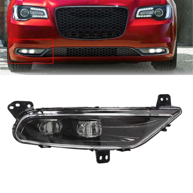 68294008AA Car Front Bumper LED DRL Daytime Running Light Turn Signal Fog Lamp for 300C 2015-2020 Ri