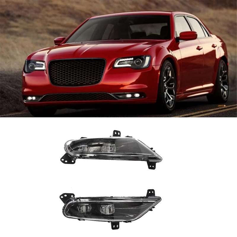 68294008AA Car Front Bumper LED DRL Daytime Running Light Turn Signal Fog Lamp for 300C 2015-2020 Ri
