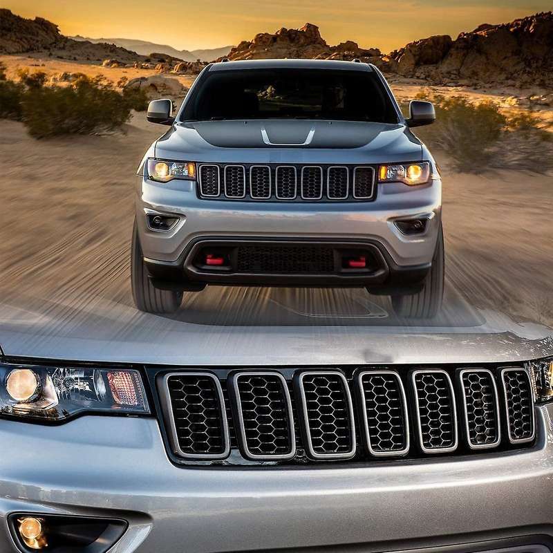 68317863AA Fit for 2017-2020 Grand Black Honeycomb Textured Front Radiator Grille