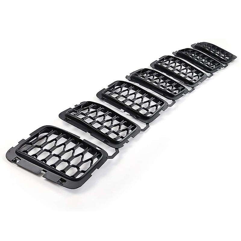 68317863AA Fit for 2017-2020 Grand Black Honeycomb Textured Front Radiator Grille