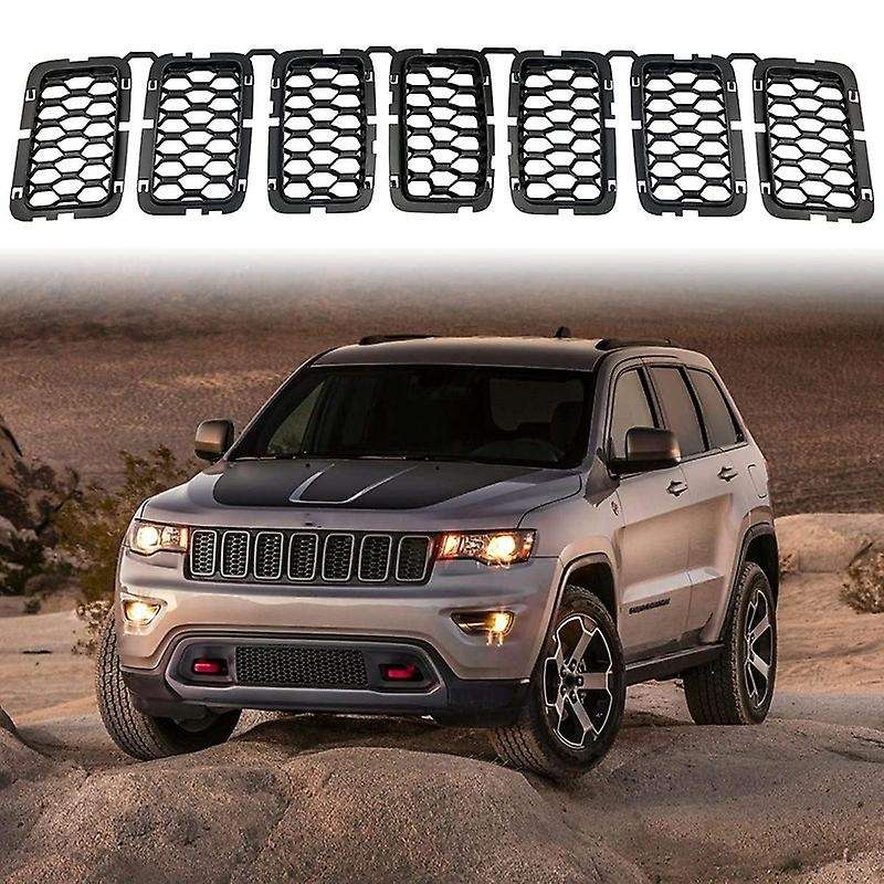 68317863AA Fit for 2017-2020 Grand Black Honeycomb Textured Front Radiator Grille