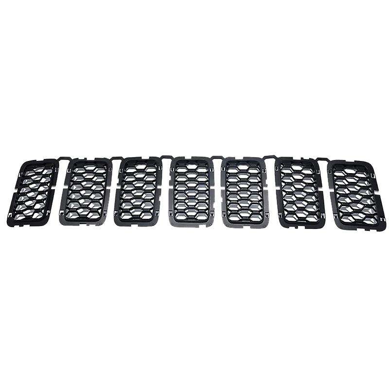 68317863AA Fit for 2017-2020 Grand Black Honeycomb Textured Front Radiator Grille