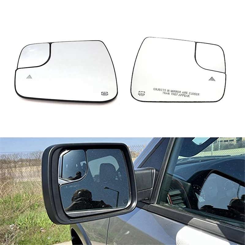 68402037aa 68402036aa Reversing Mirror Tab with Blind Spot Mirror Glass Heater Tab Car for Ram 1500