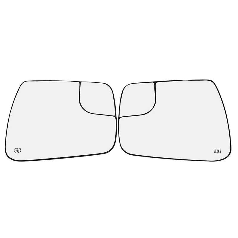 68402037aa 68402036aa Reversing Mirror Tab with Blind Spot Mirror Glass Heater Tab Car for Ram 1500
