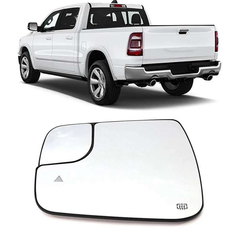 68402037aa 68402036aa Reversing Mirror Tab with Blind Spot Mirror Glass Heater Tab Car for Ram 1500