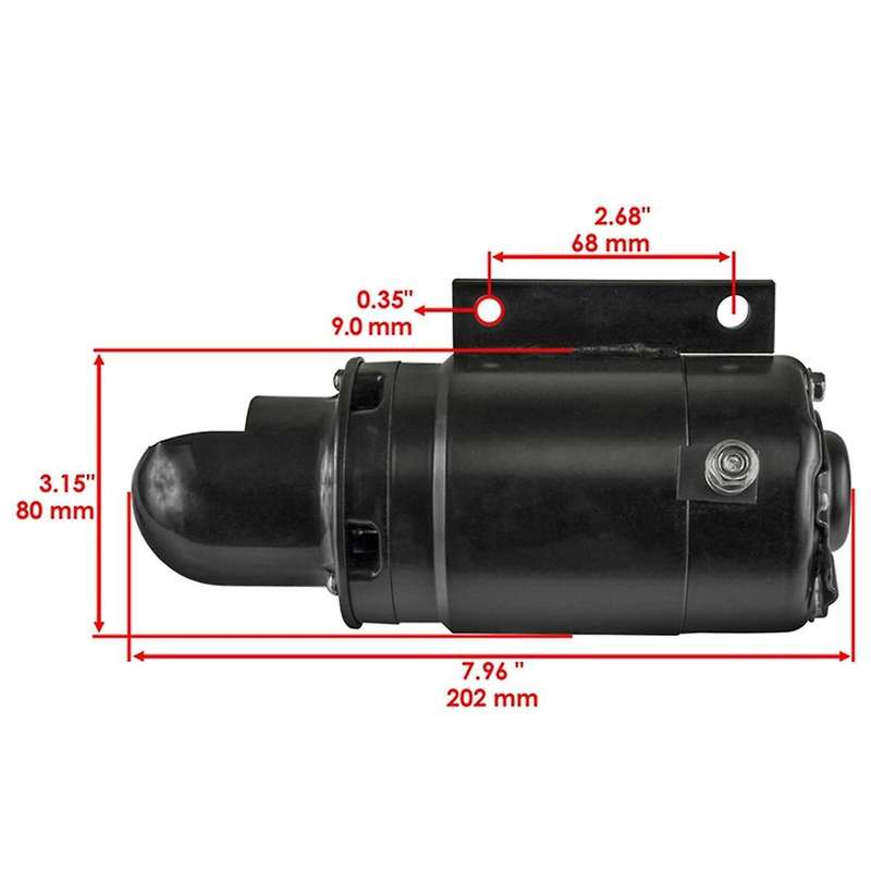 688-81800 Start Motor for Outboard Motor Parts 2 Stroke 75hp-80hp 688-81800-12 688-81800-10
