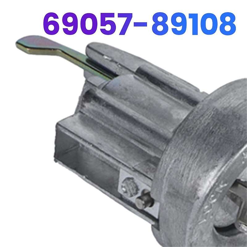 69057-89108 Car Engine Ignition Switch with 2 Keys for 1983-1986 Ignition Switch Lock Cylinder