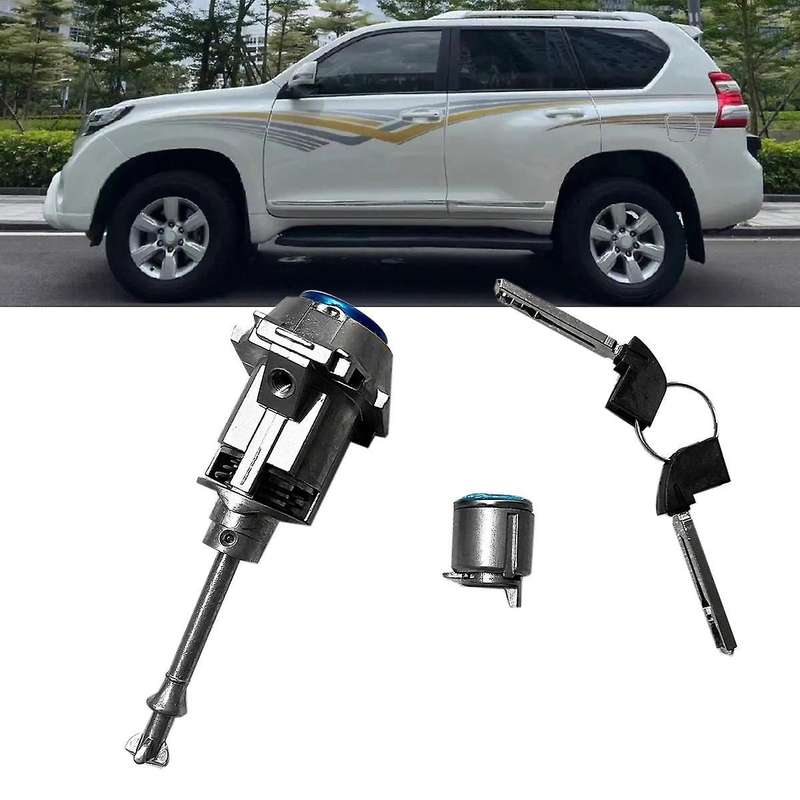 69005-0g020 Car Ignition Lock Cylinder with 2 Keys for Land Cruiser Prado 2010-2019 Door Lock Cylin