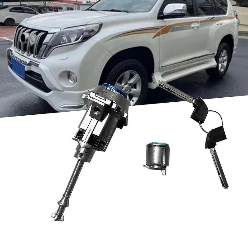 69005-0g020 Car Ignition Lock Cylinder with 2 Keys for Land Cruiser Prado 2010-2019 Door Lock Cylin