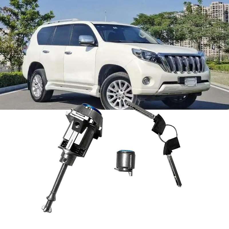 69005-0g020 Car Ignition Lock Cylinder with 2 Keys for Land Cruiser Prado 2010-2019 Door Lock Cylin