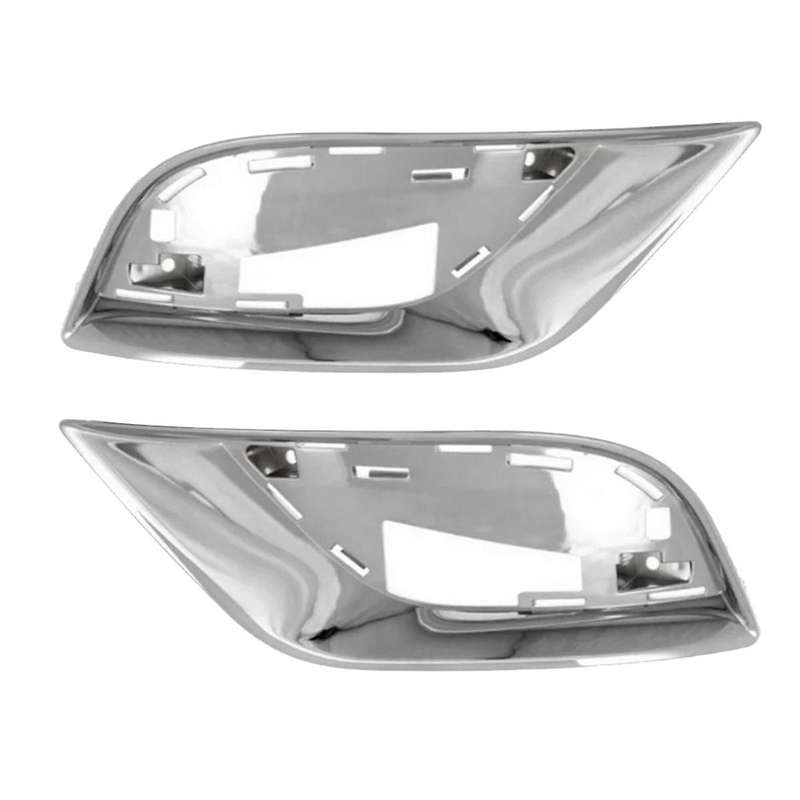 6AH12SZ0AB Car Chrome Front Fog Light Trim Frame 6AH13SZ0AB for Grand 2017-2021 Bumper Grille Trim