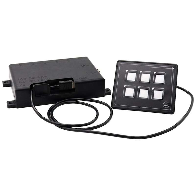6-Bit Bluetooth Switch Panel, Push Button Switch Auxiliary Panel, Touch Type Backlit Membrane Contr