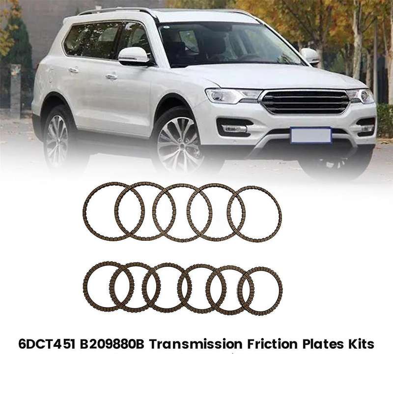 6DCT451 B209880B Auto Transmission Clutch Friction Plates Kits for H6 H7 Series Gearbox Friction Se