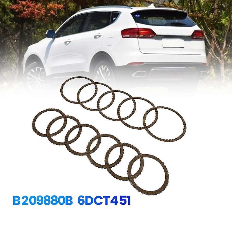 6DCT451 B209880B Auto Transmission Clutch Friction Plates Kits for H6 H7 Series Gearbox Friction Se