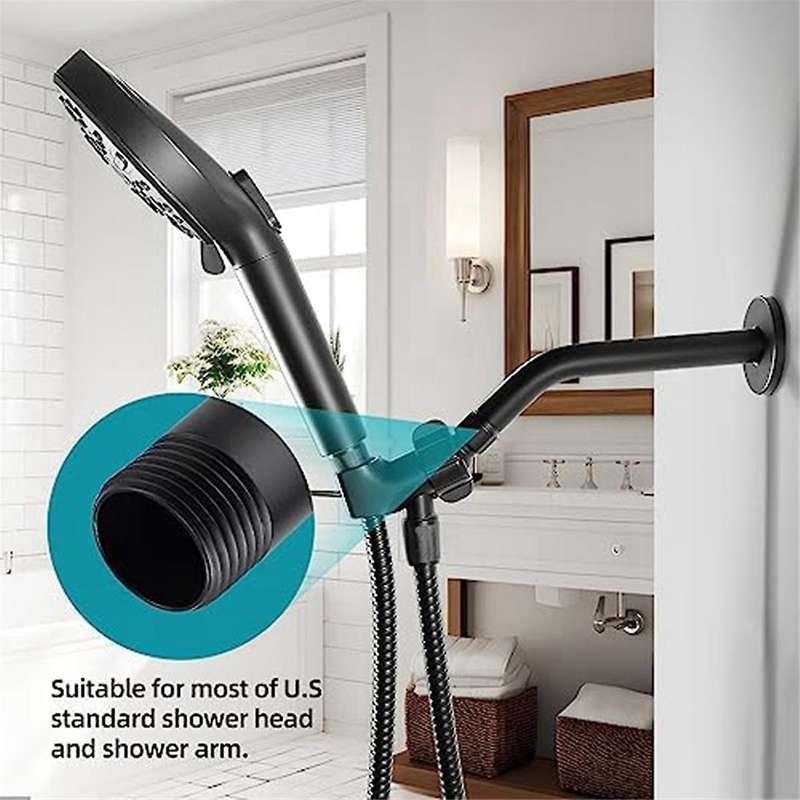 6-Inch Wall Mount Shower Arm Extension for Fixed Shower Head
