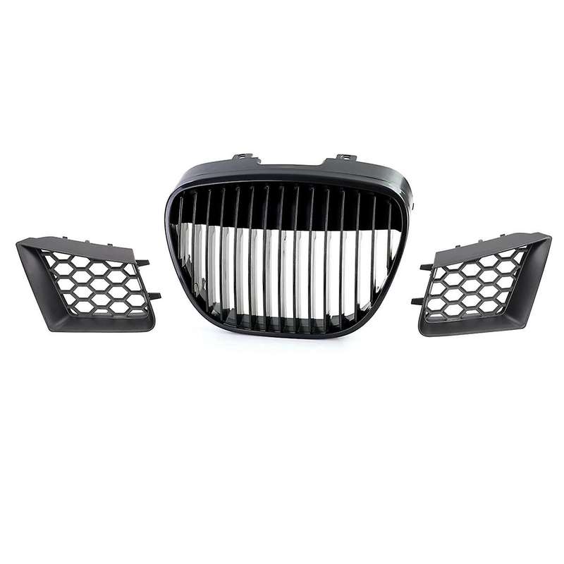 6L0853654 6L0853651D 9182921 Front Bumper Upper Grill Cover Kit for Seat Typ 6L 2002-2009 Accessorie