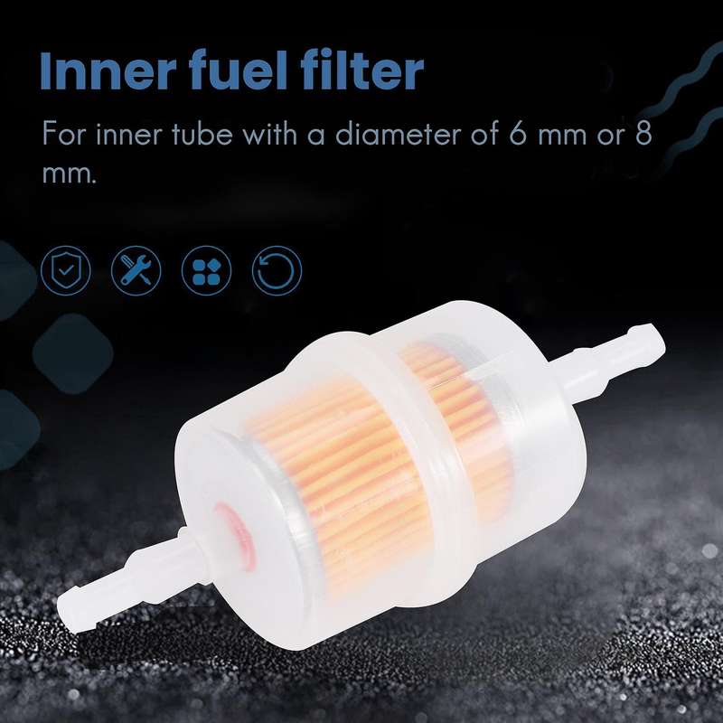 6mm 8mm Universal Pipe Online Filter Petrol crude oil engine for car
