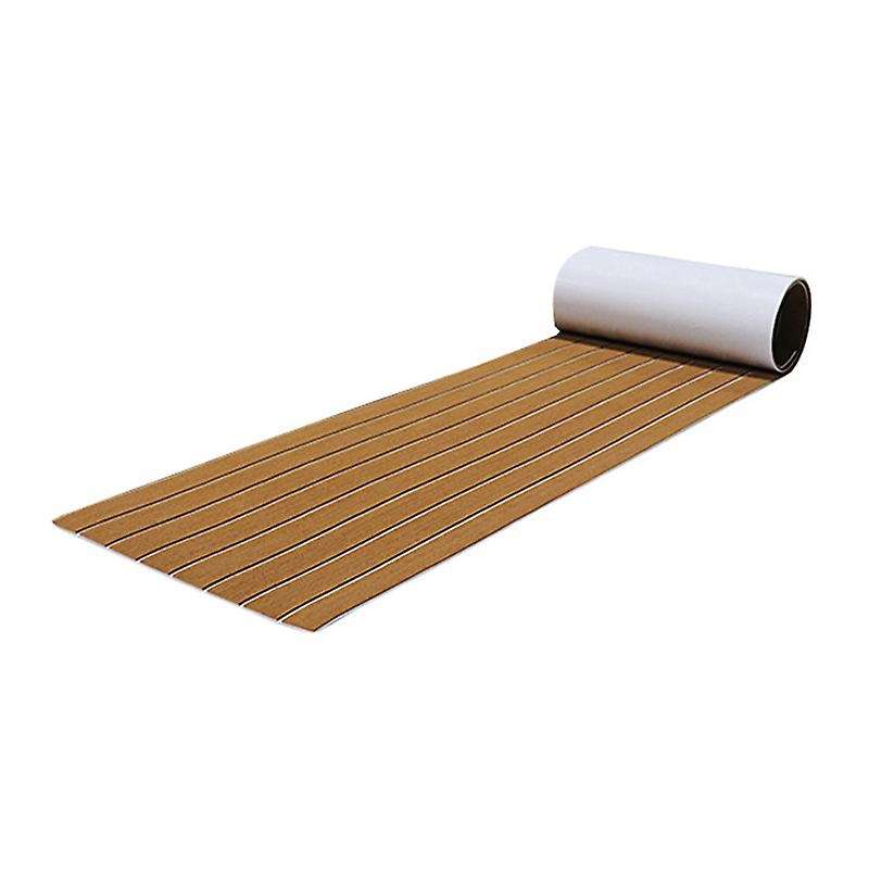 6MM Self Adhesive EVA Foam Boat Yacht Floor Mat Brown 240X45cm