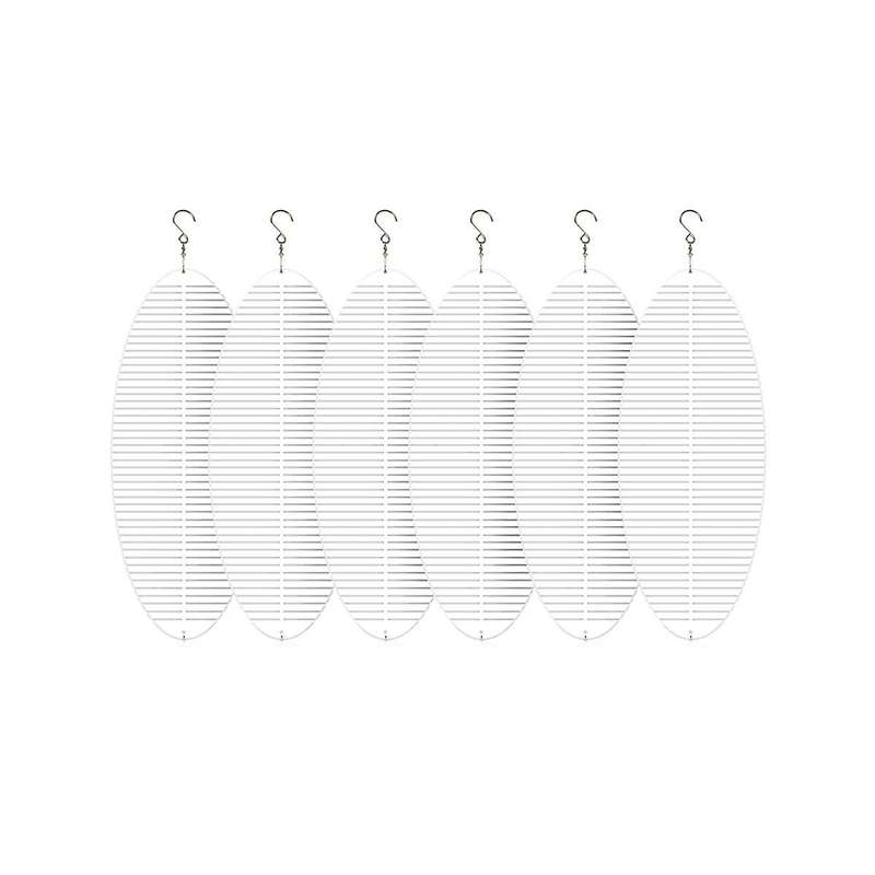 6pack 10inch Sublimation Wind Spinner Blanks 3d Helix Wind Spinners for Yard and Ornaments Hanging