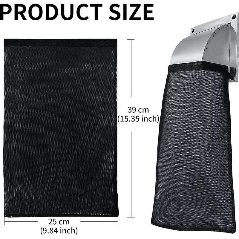 6pack Dryer Vent Lint Bags Lint Traps Lint Dust Bag for Outdoor Dryer Vents Capturing Lint and Dust