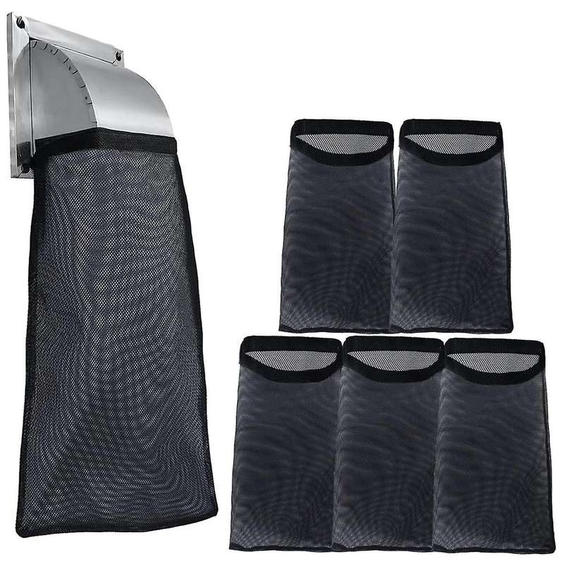 6pack Dryer Vent Lint Bags Lint Traps Lint Dust Bag for Outdoor Dryer Vents Capturing Lint and Dust