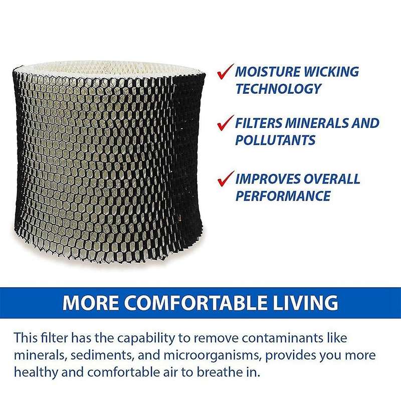 6-Pack Replacement Humidifier Filters for HWF65 HWF65PDQ-U Filter C and Cool Mist Humidifiers