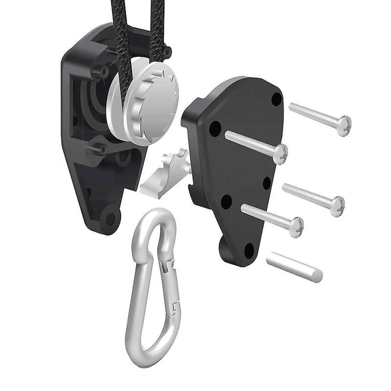 6-Pair 1/8 Inch Heavy Duty Adjustable Rope Clip Hanger for LED Grow Light Grow Tent Reinforced Metal