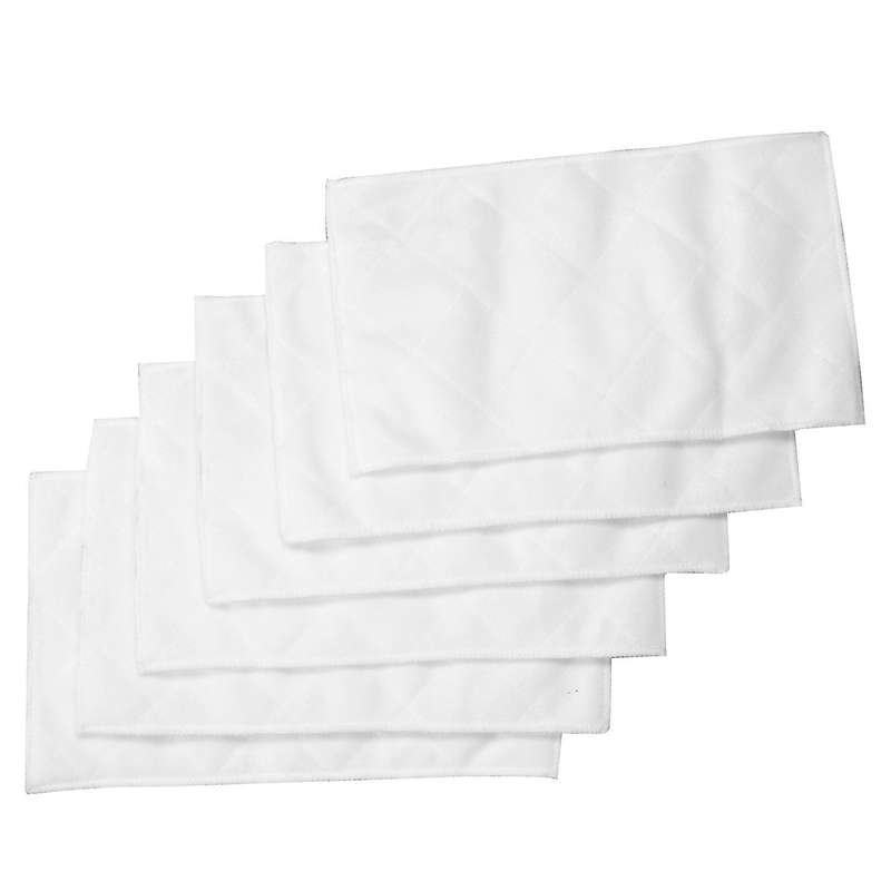6packs Washable 3 Layers Microfiber, Replacement Mop Pads for Most Hard Flooring Surface for S3101/
