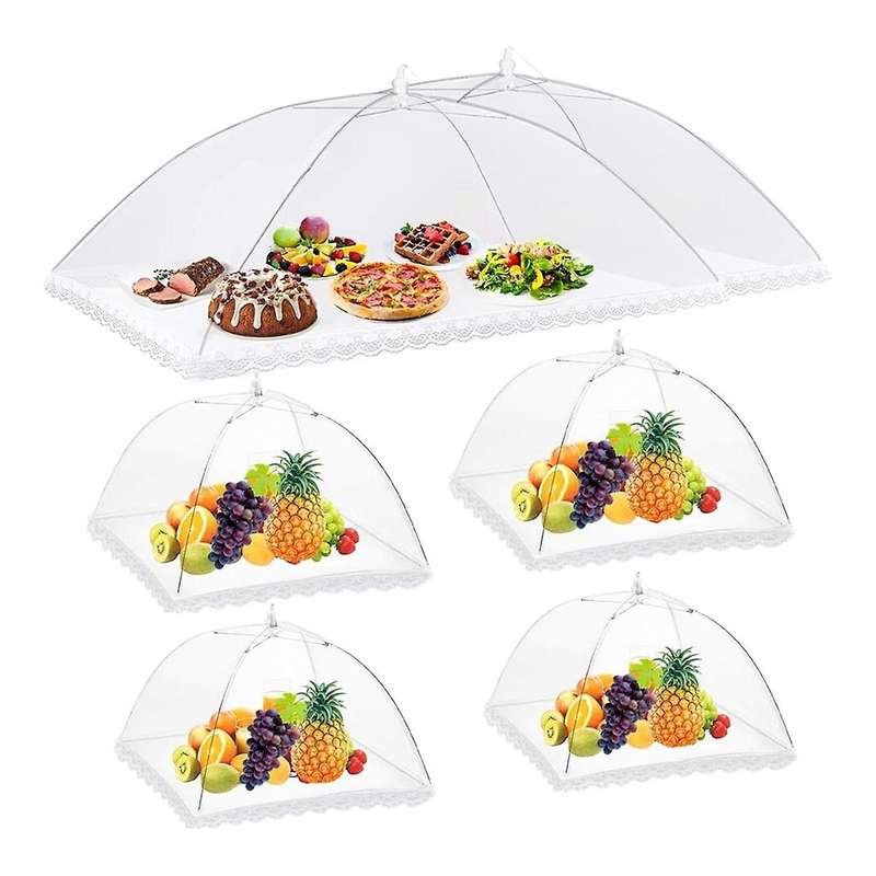 6Packs Food Covers for Outside Mesh, Food Tents/Food Covers for Outdoors, Outdoor Food Covers Food N